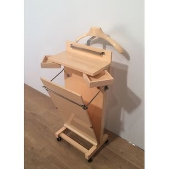 Image 1 of Vintage lacquered wood nightstand, 1970
