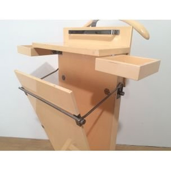 Image 1 of Vintage lacquered wood nightstand, 1970