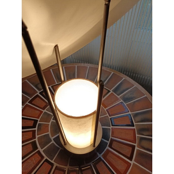 Image 1 of Lampada da scrivania vintage in bianco e nero, 1970