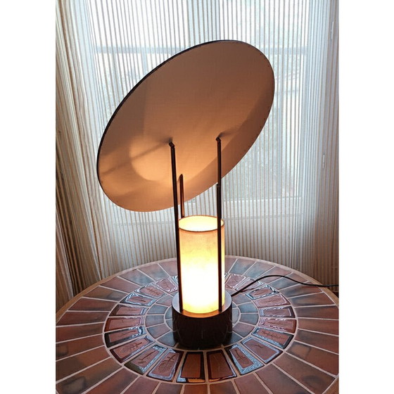 Image 1 of Lampada da scrivania vintage in bianco e nero, 1970