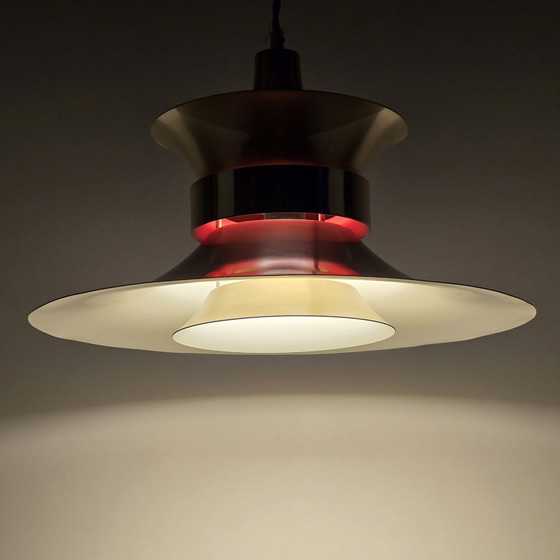 Image 1 of Vintage Lyskaer Belysning Pendant Lamp  - Designed By Bent Nordsted - Denmark, 1970S.