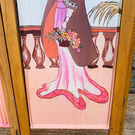Image 1 of Vintage 4-sided screen