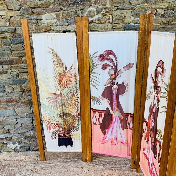 Image 1 of Vintage 4-sided screen