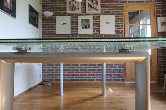 Image 1 of Modern crackle dining table