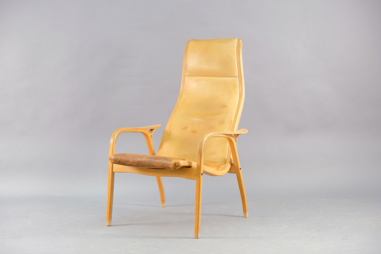 Swedese Lamino leather armchair by Yngve Ekström €860 Whoppah