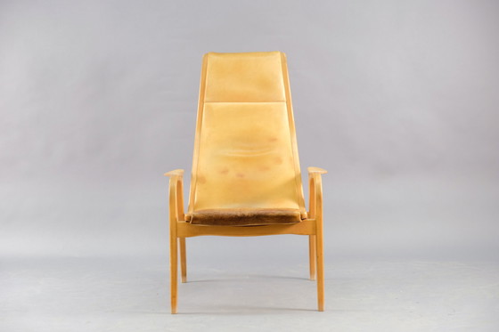 Image 1 of Swedese Lamino leather armchair by Yngve Ekström