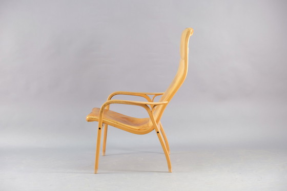 Image 1 of Swedese Lamino leather armchair by Yngve Ekström