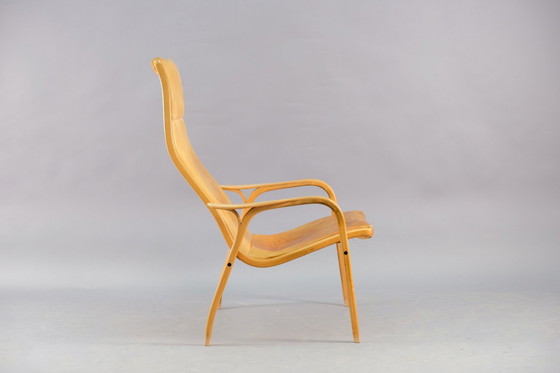 Image 1 of Swedese Lamino leather armchair by Yngve Ekström