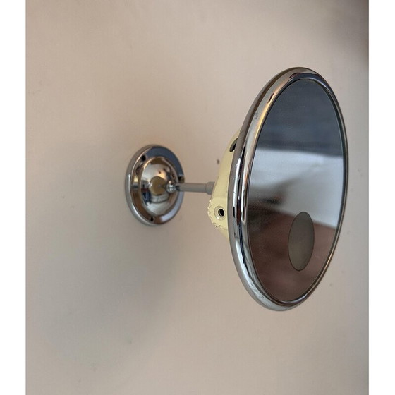 Image 1 of Specchio vintage regolabile in metallo cromato, Francia 1970