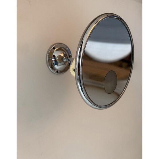Image 1 of Specchio vintage regolabile in metallo cromato, Francia 1970