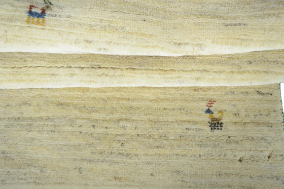 Image 1 of Hand-knotted Gabbeh Loribaft Beige Carpet - 137 X 71 Cm New