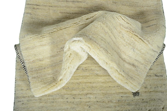 Image 1 of Hand-knotted Gabbeh Loribaft Beige Carpet - 137 X 71 Cm New