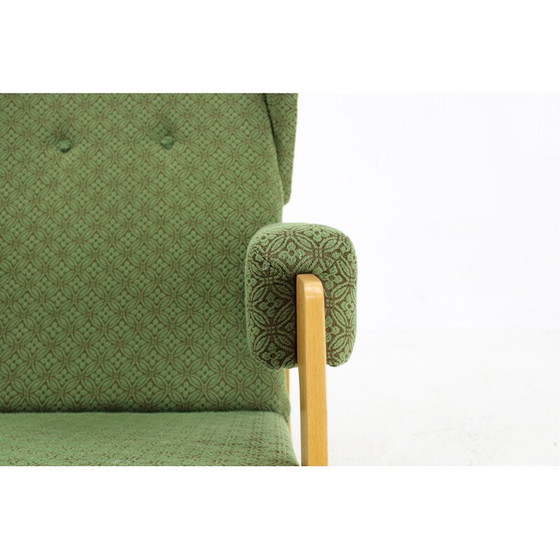 Image 1 of Vintage Brutalist rocking chair, Czechoslovakia 1970s