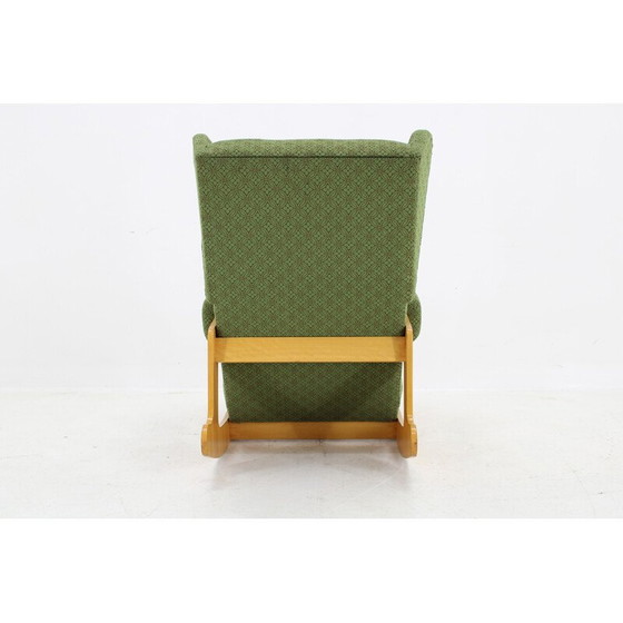 Image 1 of Vintage Brutalist rocking chair, Czechoslovakia 1970s