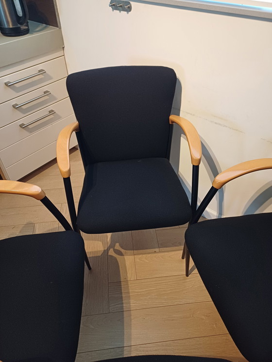 Image 1 of 4x Designer Dining Chairs