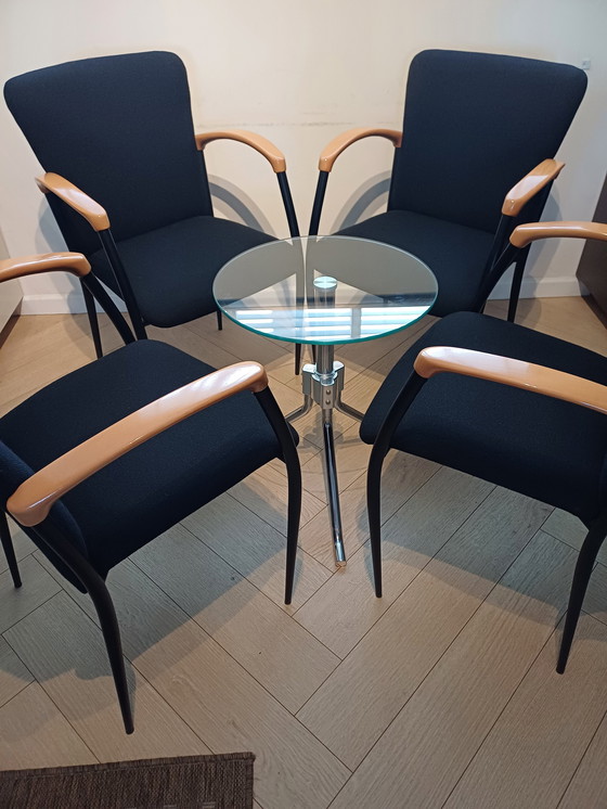 Image 1 of 4x Designer Dining Chairs