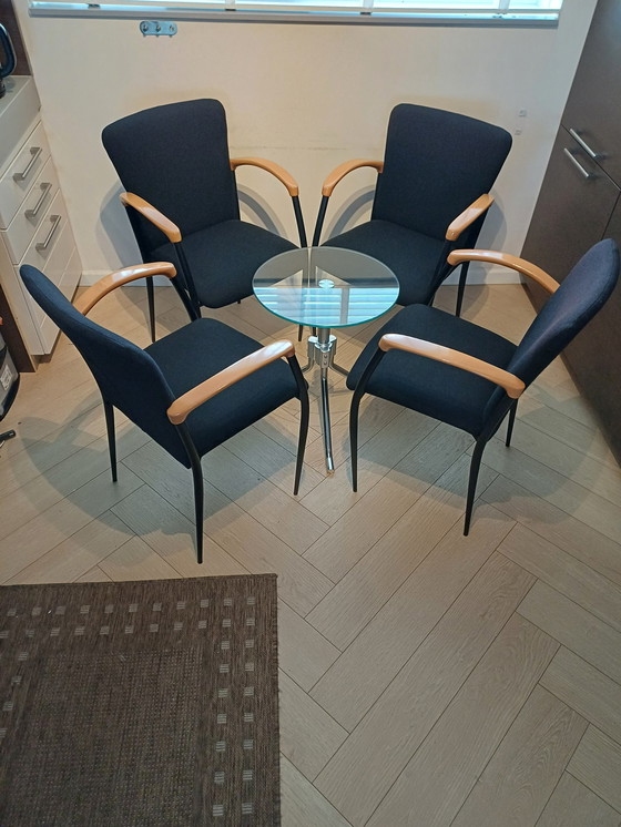 Image 1 of 4x Designer Dining Chairs