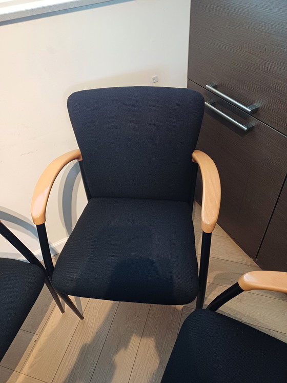 Image 1 of 4x Designer Dining Chairs