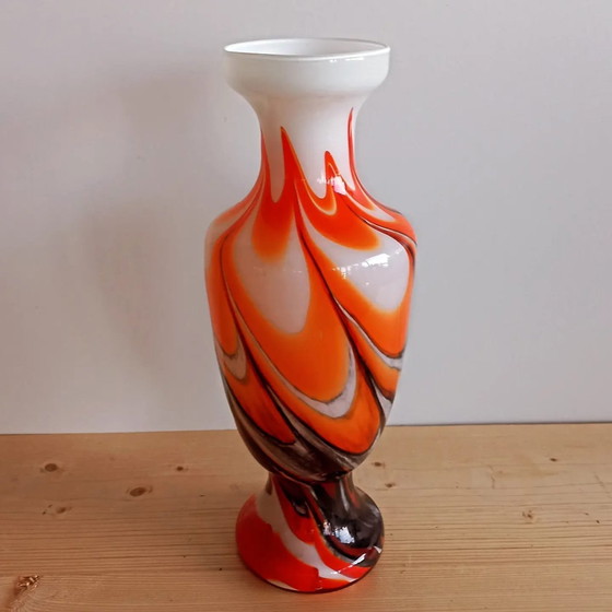 Image 1 of Vaso vintage in opalino fatto a mano, Firenze, Italia, anni '60-'70