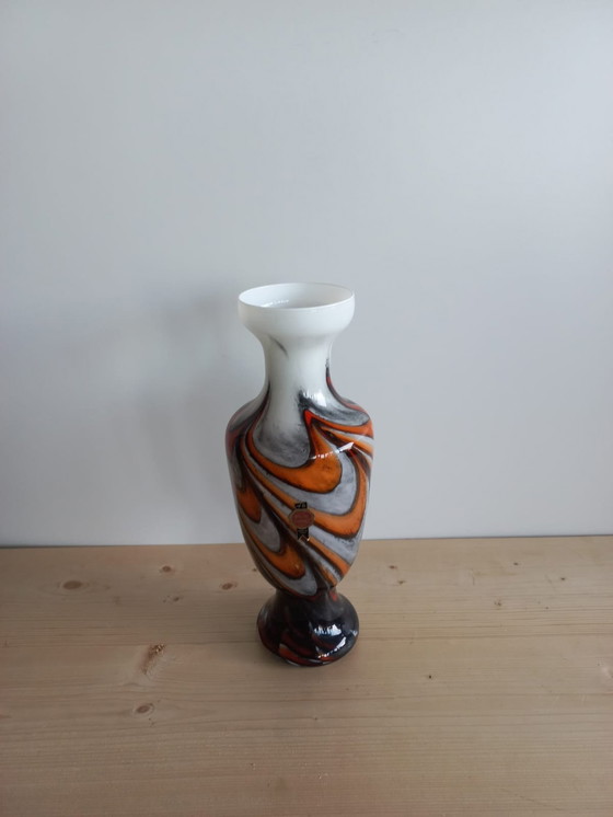 Image 1 of Vaso vintage in opalino fatto a mano, Firenze, Italia, anni '60-'70