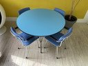 4 sedie Gispen 1235