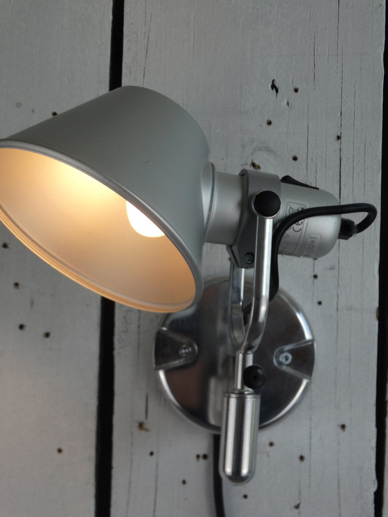 Image 1 of Artemide - Tolomeo Faretto - Michelle De Lucchi & Giancarlo Fassina - Model Micro - Table Lamp - Silver - 90'S