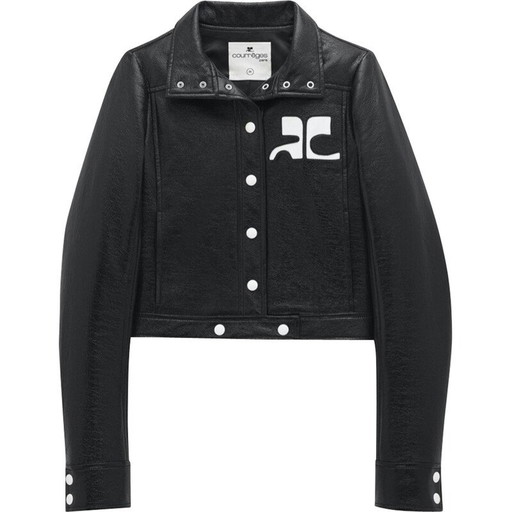 Vintage black vinyl jacket