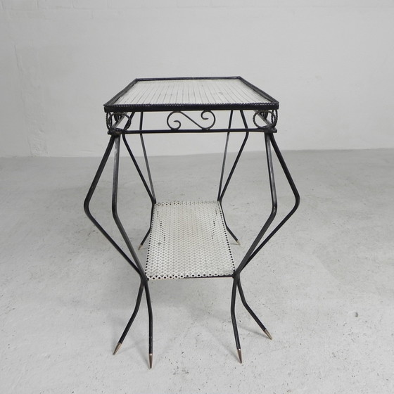 Image 1 of Vintage Sculptural Steel, (Mategot Style) Side Table, 1950s