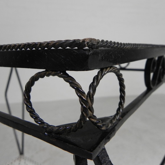 Image 1 of Vintage Sculptural Steel, (Mategot Style) Side Table, 1950s