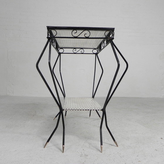 Image 1 of Vintage Sculptural Steel, (Mategot Style) Side Table, 1950s