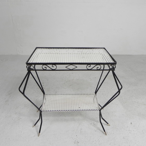 Image 1 of Vintage Sculptural Steel, (Mategot Style) Side Table, 1950s