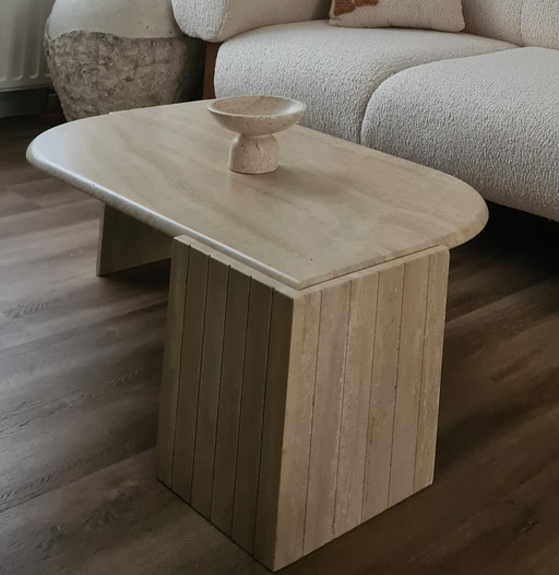 Traventin coffee table