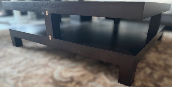 Image 1 of 1x Roche Bobois Wood Coffee Table In Wenge