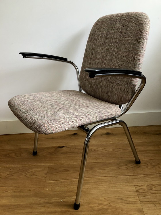 Image 1 of 2x De Gebroeders De Wit Tube Frame Chairs