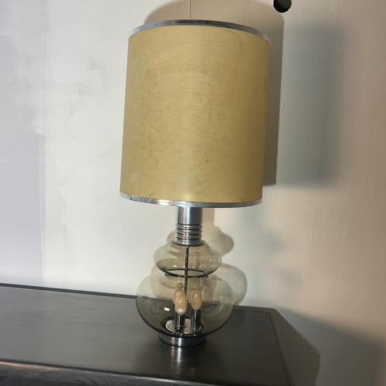 Image 1 of Two large Doria table lamps '1960'