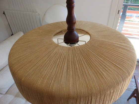 Image 1 of Lámpara colgante Temde de sisal y teca