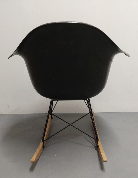 Image 1 of Charles Ray Eames Herman Miller Black Rocking Chair