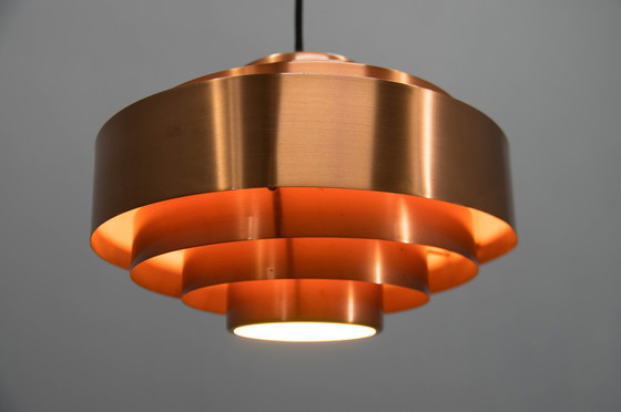 Image 1 of Copper Pendant By Jo Hammerborg For Fog & Morup, 1960S