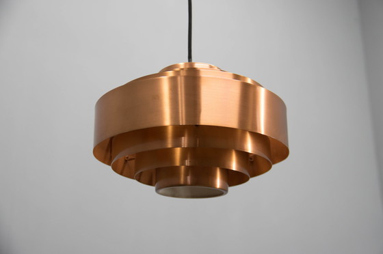 Image 1 of Copper Pendant By Jo Hammerborg For Fog & Morup, 1960S