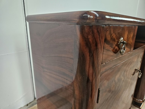 Image 1 of Art Decò Nightstands In Briar And Maple