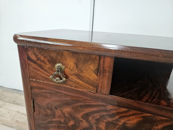 Image 1 of Art Decò Nightstands In Briar And Maple