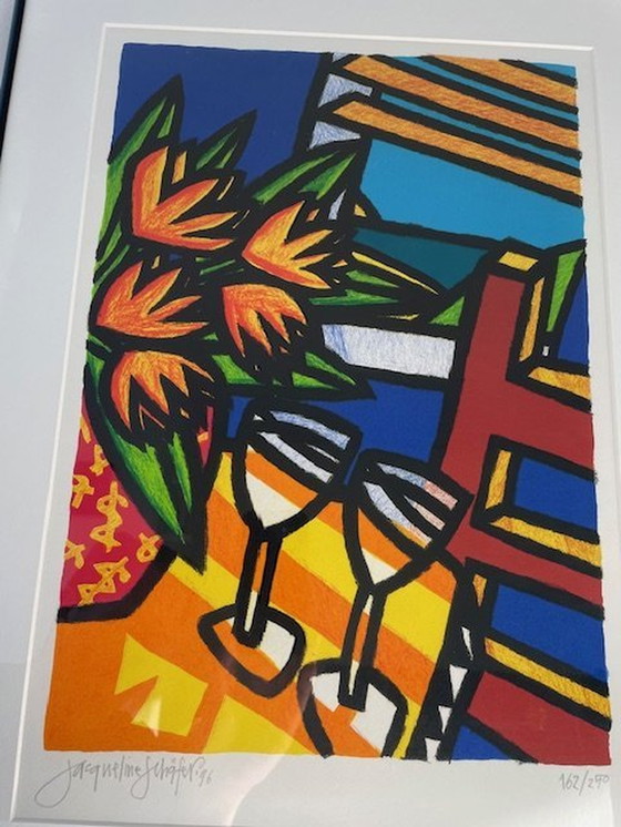 Image 1 of Jacqueline Schäfer - Still Life - Screenprint 162/250 (1996)