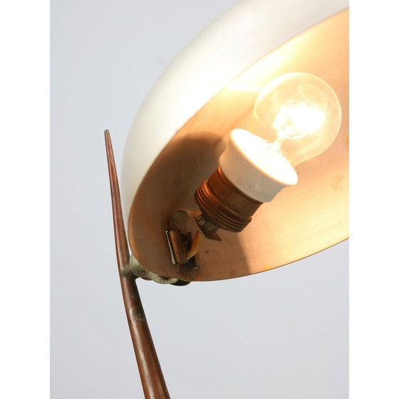 Image 1 of Mid-century Italian copper and aluminium table lamp