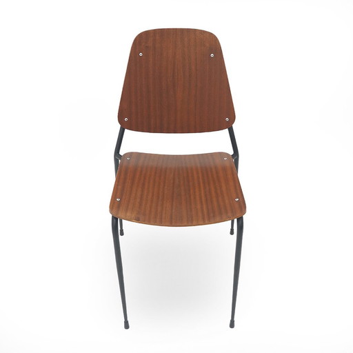 Chair With Seat And Back In Curved Plywood, 1960S 