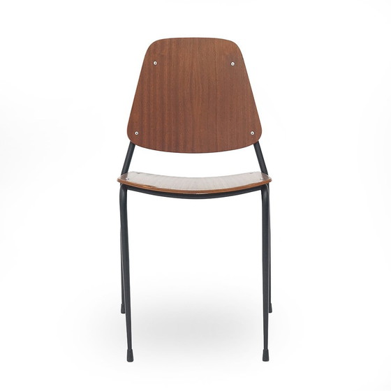 Image 1 of Chair With Seat And Back In Curved Plywood, 1960S 