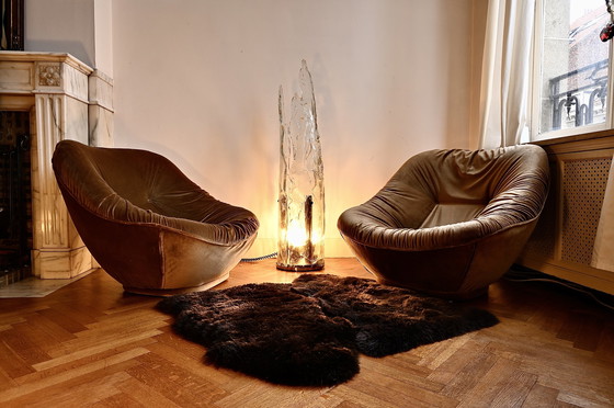 Image 1 of Mazzega Iceberg floor lamp by Carlo Nason