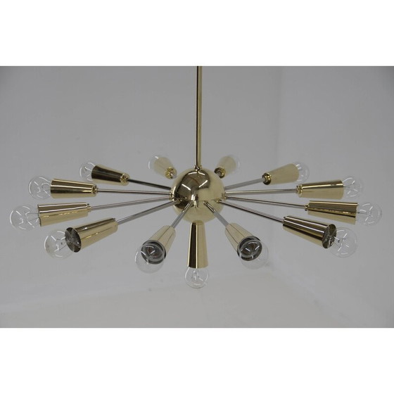 Image 1 of Vintage Sputnik chandelier, Czechoslovakia 1960