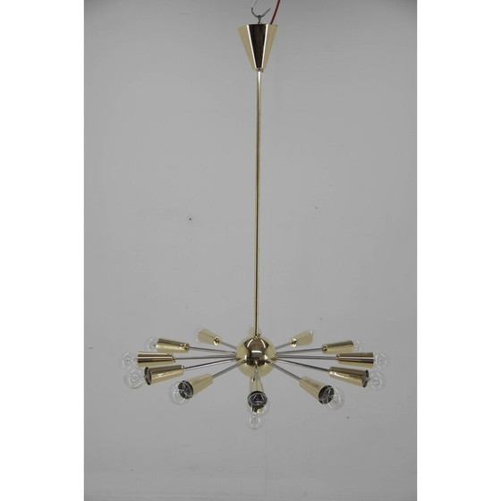 Image 1 of Vintage Sputnik chandelier, Czechoslovakia 1960