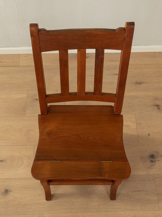 Image 1 of  Antique ladder chair, library chair