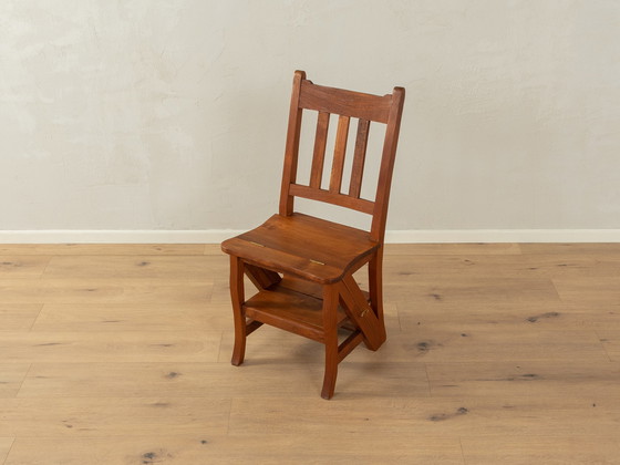 Image 1 of  Antique ladder chair, library chair